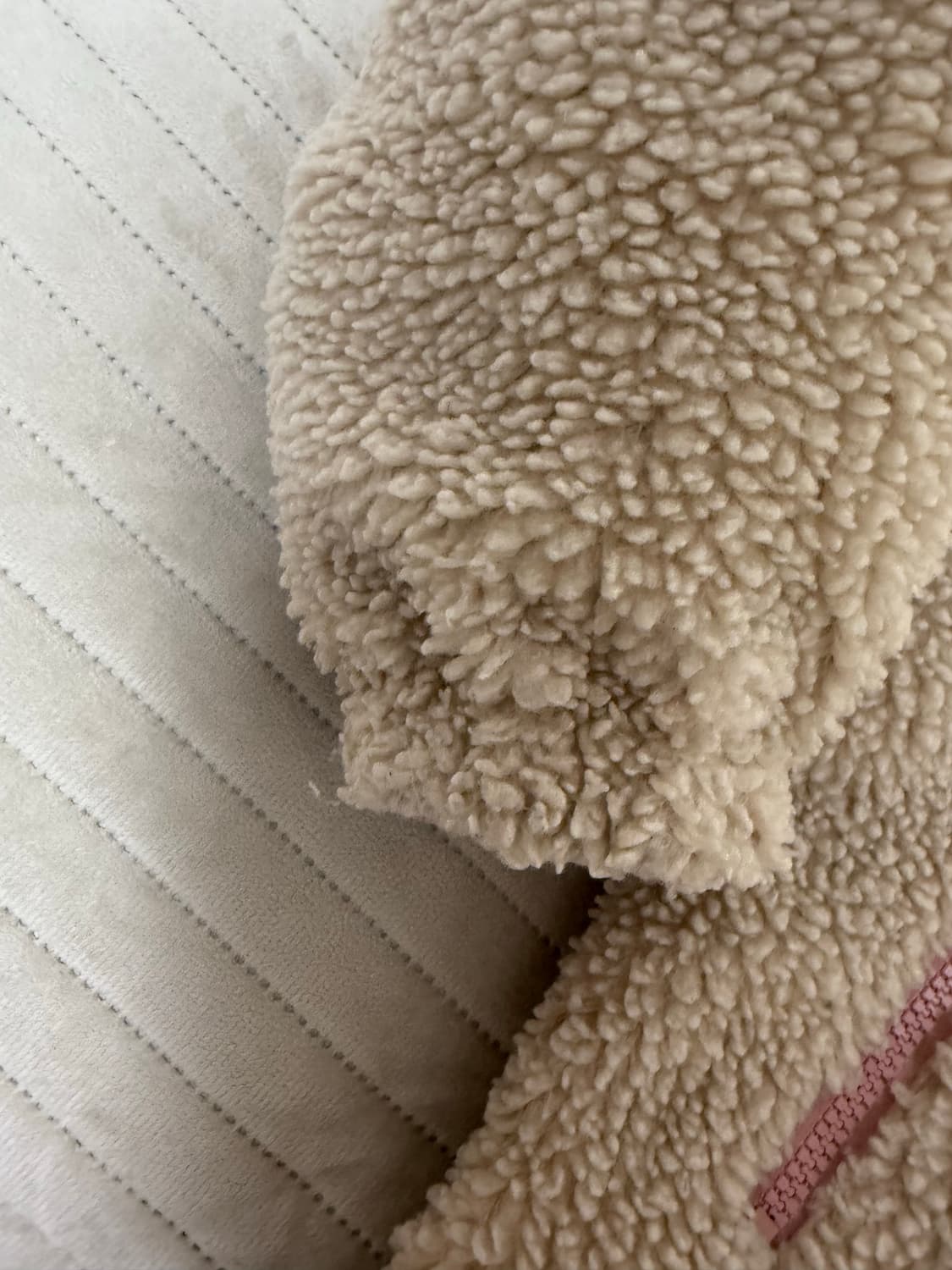 노스페이스 리버시블 뽀글이 패딩 핑크 M/95 상품이미지8