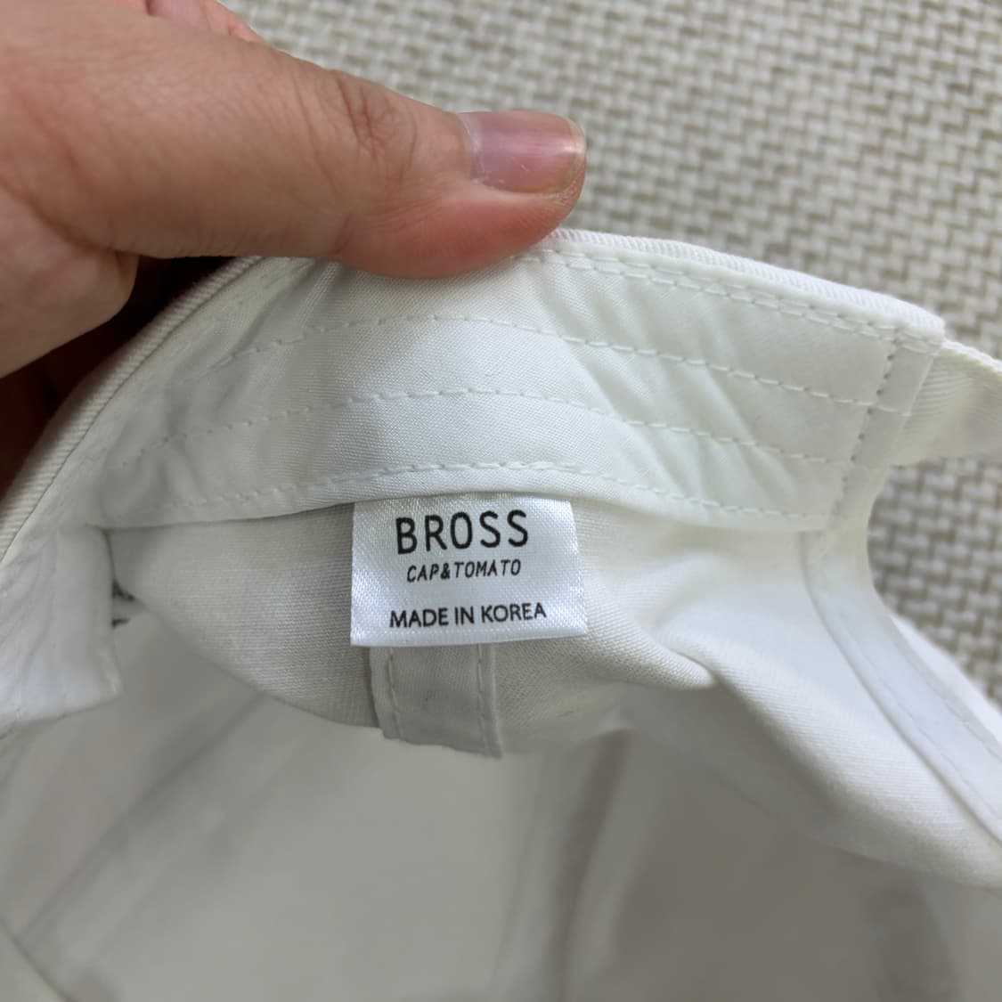 F BROSS 화이트 캡 모자 0608D2 상품이미지7