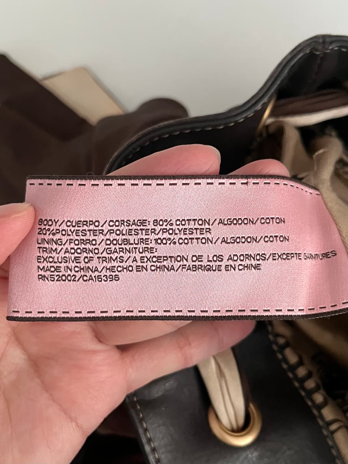 F) 쥬시꾸뛰르 빈티지 데이드리머 백 초코브라운 상품이미지7
