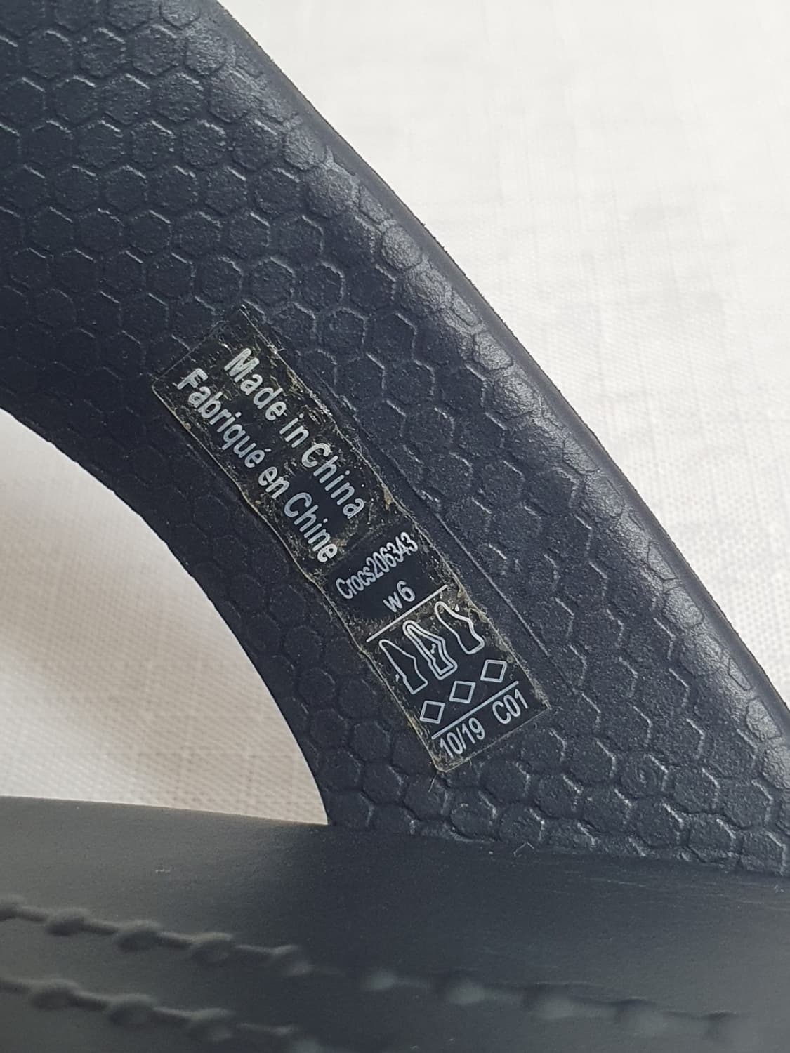 무료배송 230mm 크록스 쪼리 몬트레이 디아만테 웨지 플립플랍 블랙 상품이미지8