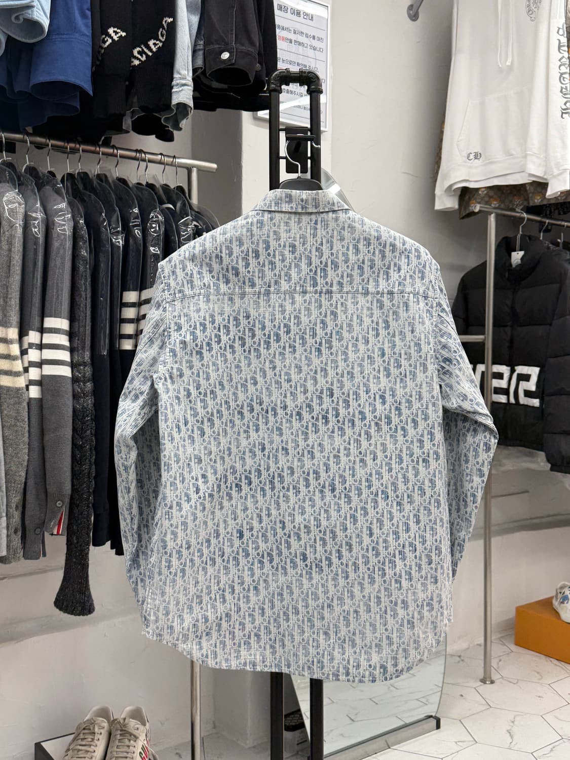 [41] 디올 오블리크 카스리 코튼 오버셔츠 상품이미지2