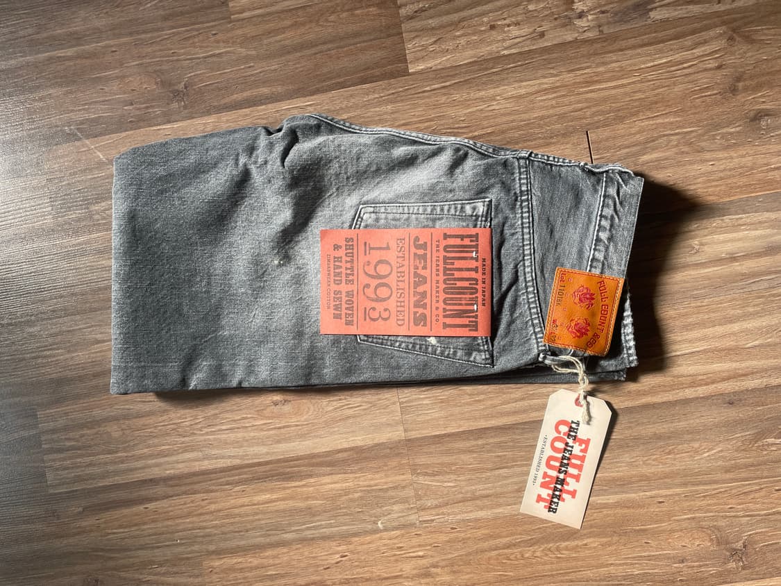 풀카운트 다트포드 1101 32 (블랙워싱데님) 2025년 신상. 상품이미지3