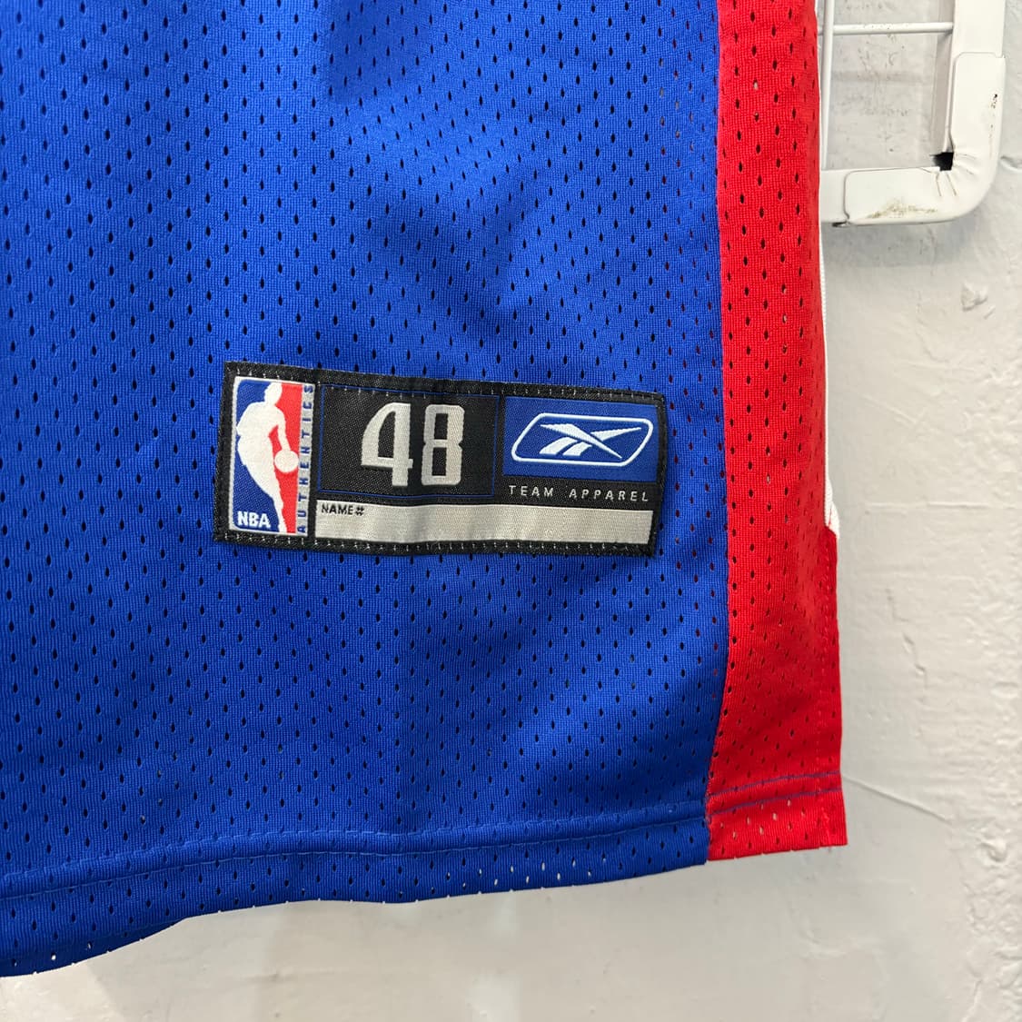 NBA X 리복 디트로이트 피스톤즈 유니폼 슬리브리스 L 상품이미지6