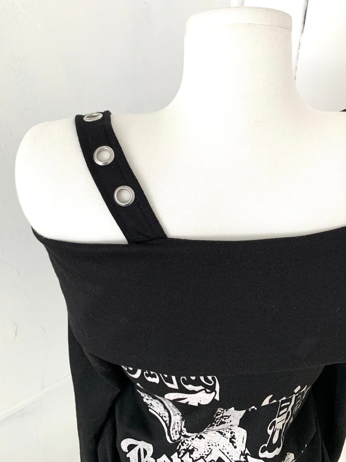 Punk off-shoulder mini dress 상품이미지10