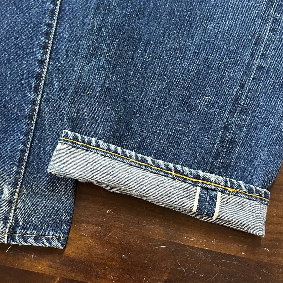 9~00s USA LVC 555 발렌시아 501XX 셀비지 진 34 상품이미지7