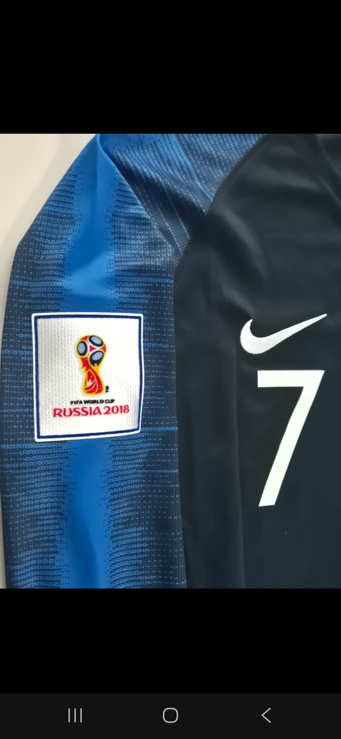 2018 월드컵 프랑스 그리즈만 국대 긴팔유니폼 L사이즈 상품이미지5