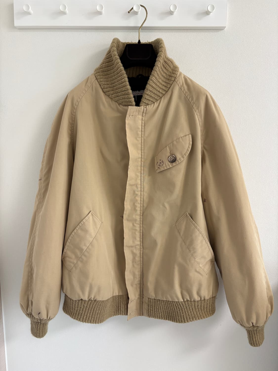 빈티지) 1980s 플리스 라인 봄버 자켓 상품이미지1
