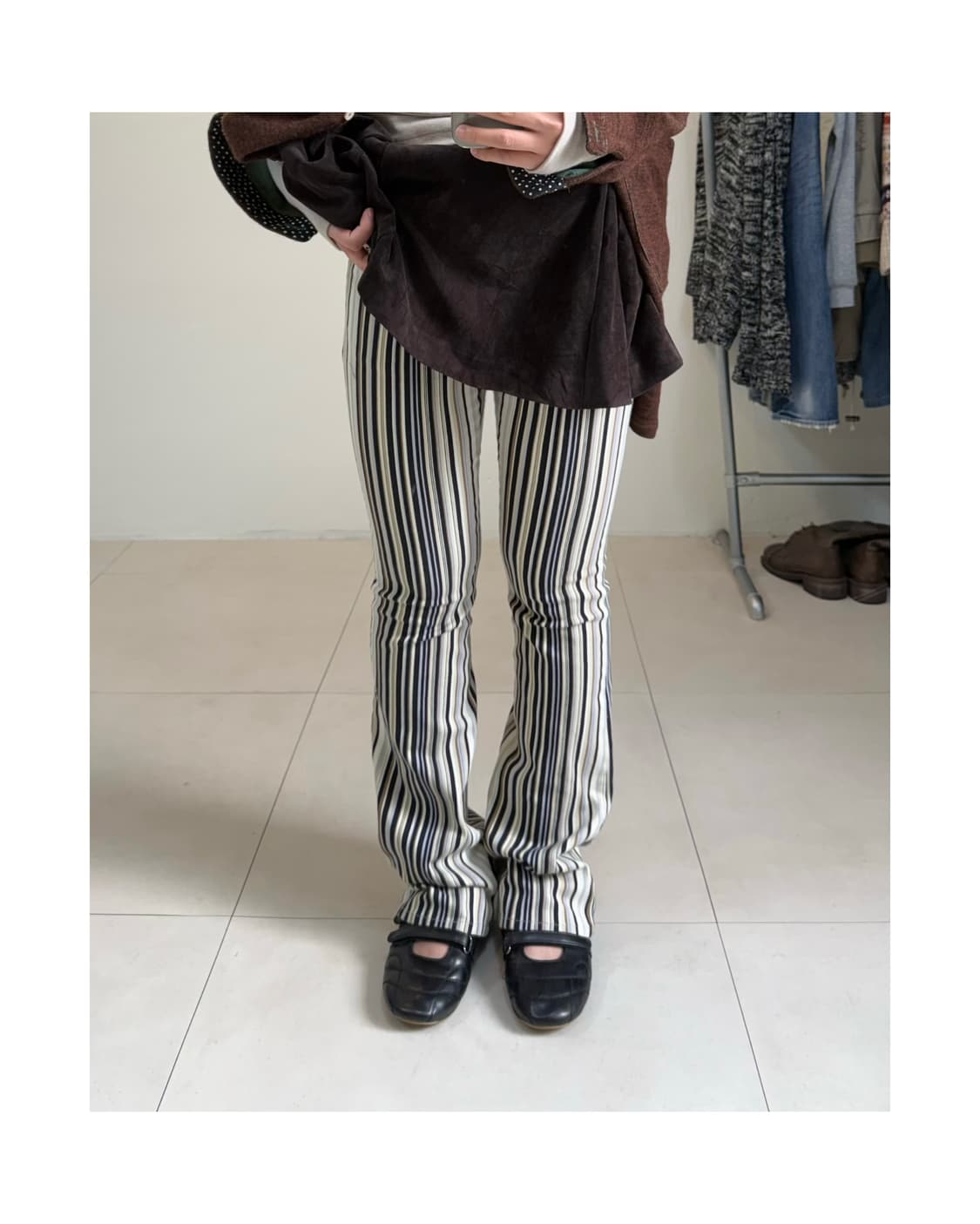 빈티지 스트라이프 팬츠 상품이미지4