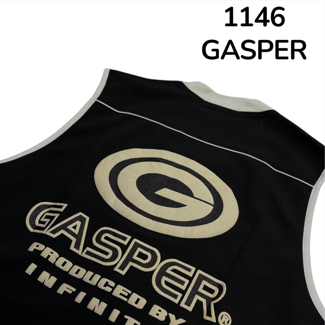 90s Gasper 올드스쿨 빅로고 베스트 조끼  상품이미지6