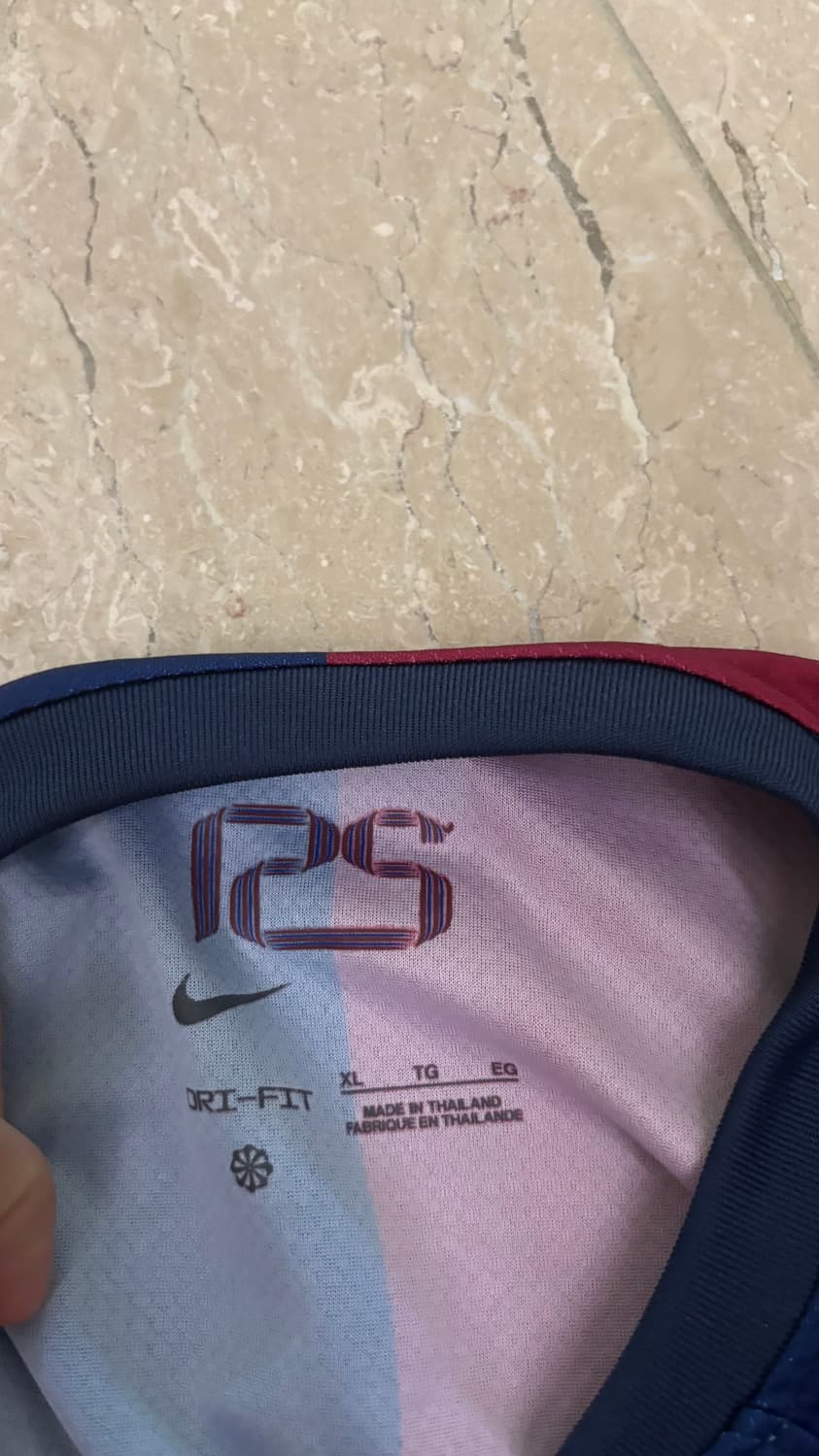 나이키 바르셀로나 24/25 홈 유니폼 XL 상품이미지3