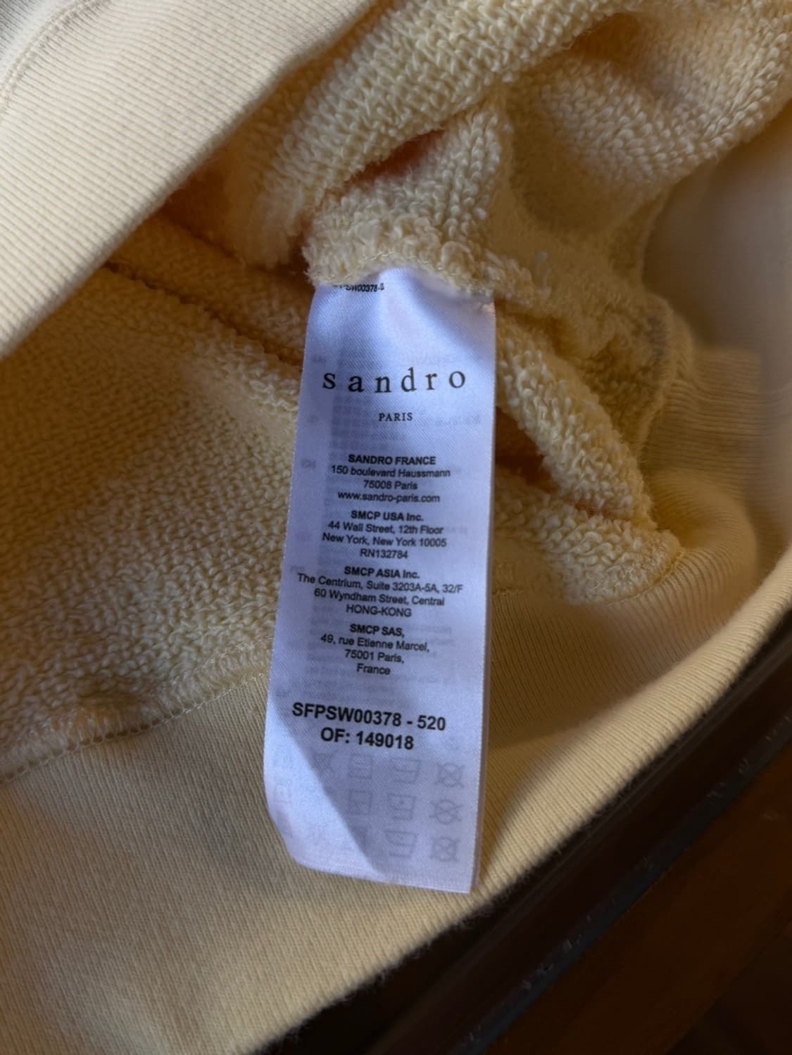 산드로 맨투맨 55~66 상품이미지9