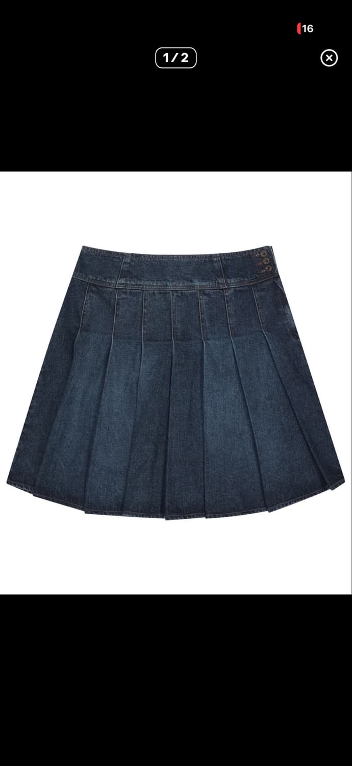 코이세이오 딥 데님 스커트 1사이즈 상품이미지1