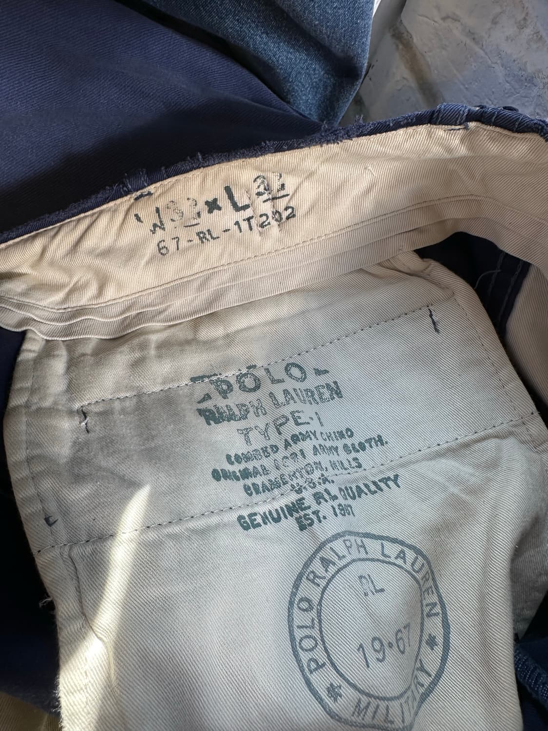 폴로 랄프로렌 헤비코튼 밀리터리 아미 치노 팬츠 38x34 상품이미지9