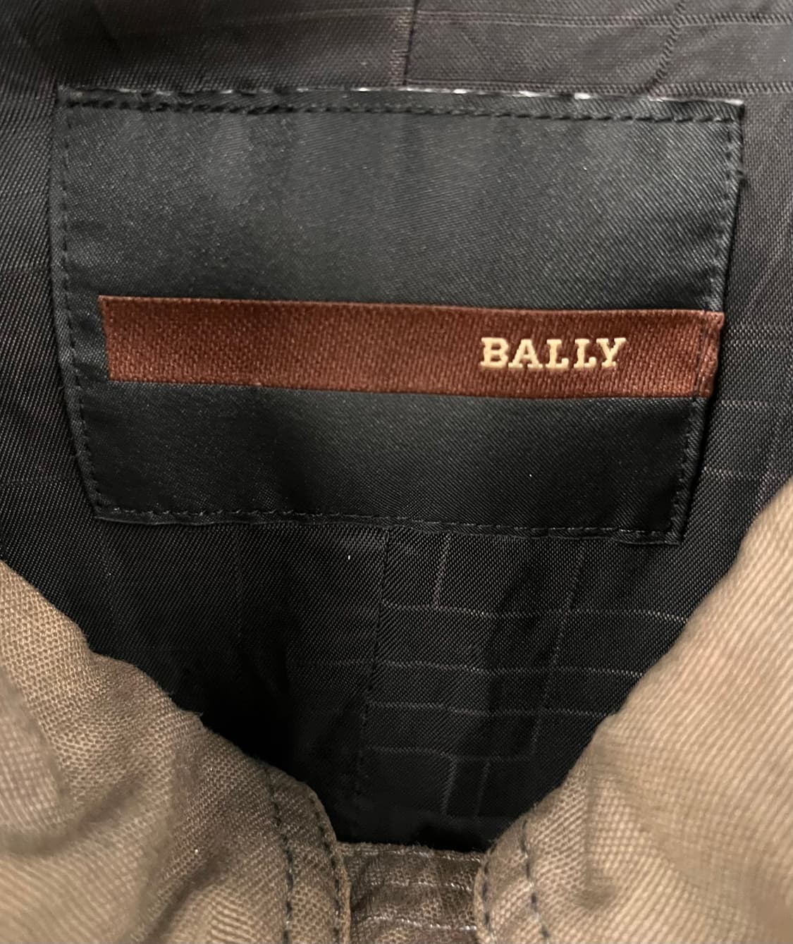 발리 Bally 바이커 코튼 자켓 브라운 상품이미지4