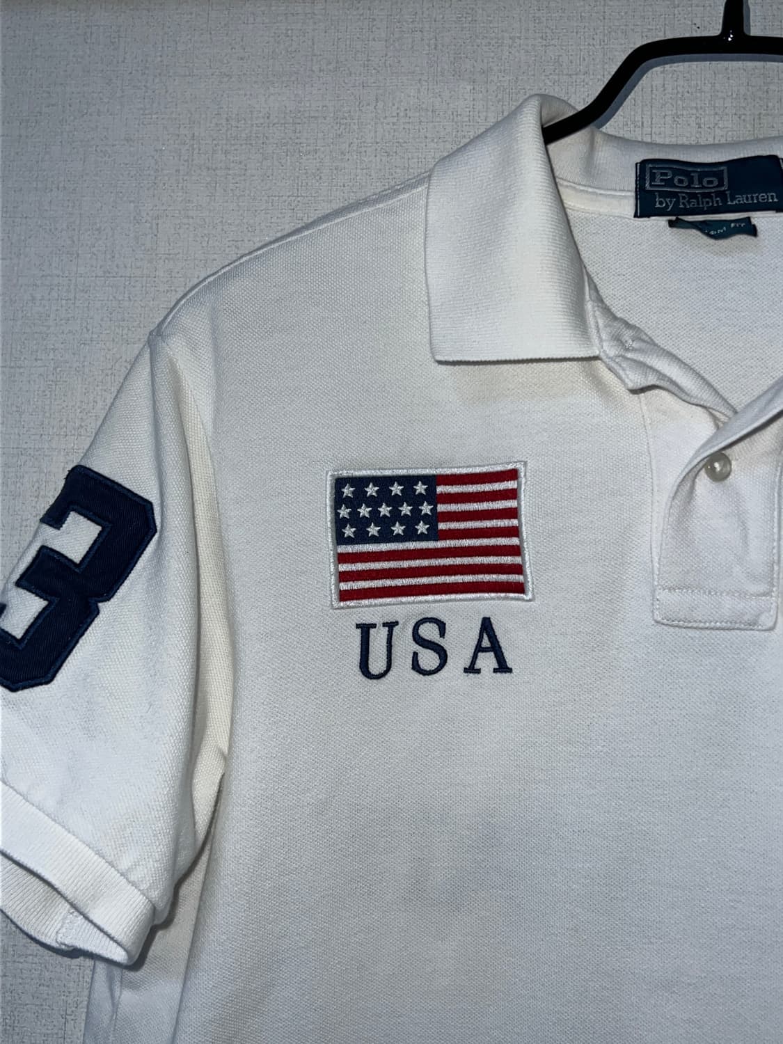 폴로 랄프로렌 USA 빅포니 반팔 카라 티셔츠 M 상품이미지3