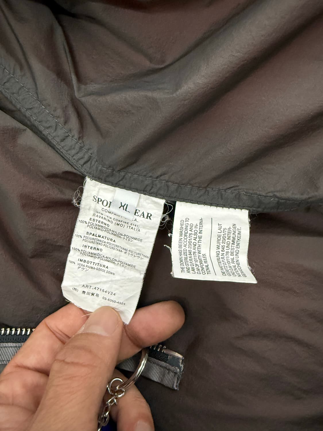 Stone Island AW07 Opaque Nylon Tela down 상품이미지5