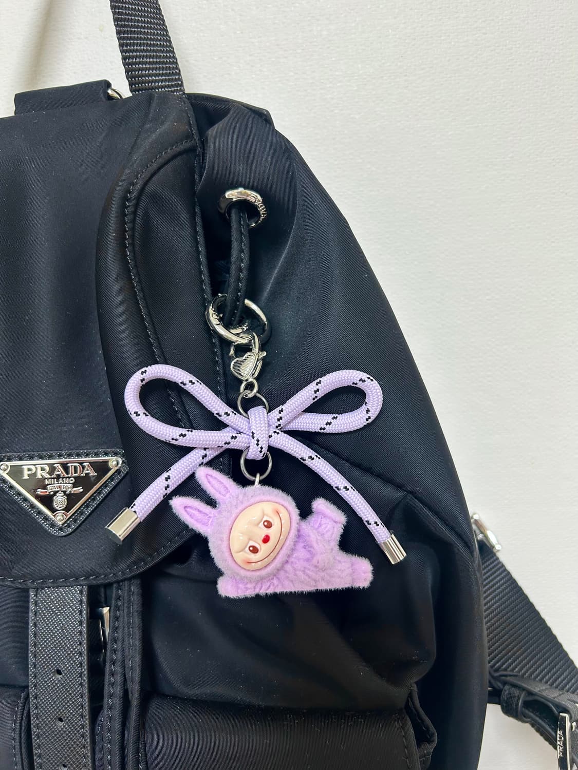(1)🧘요가하는 미니 라부부 키링💜 상품이미지5