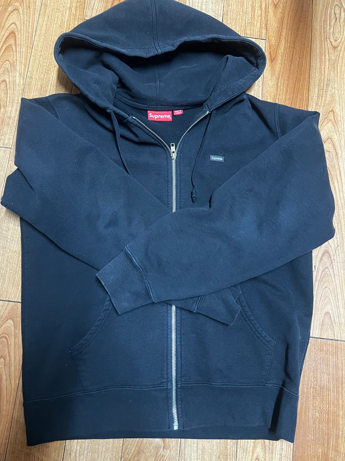 슈프림 스몰박스로고 후드집업 M 상품이미지1