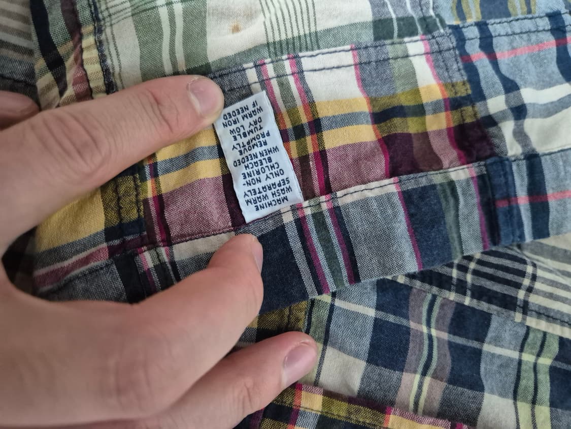 90s 폴로 랄프로렌 패치워크 셔츠 (3XL) 상품이미지4
