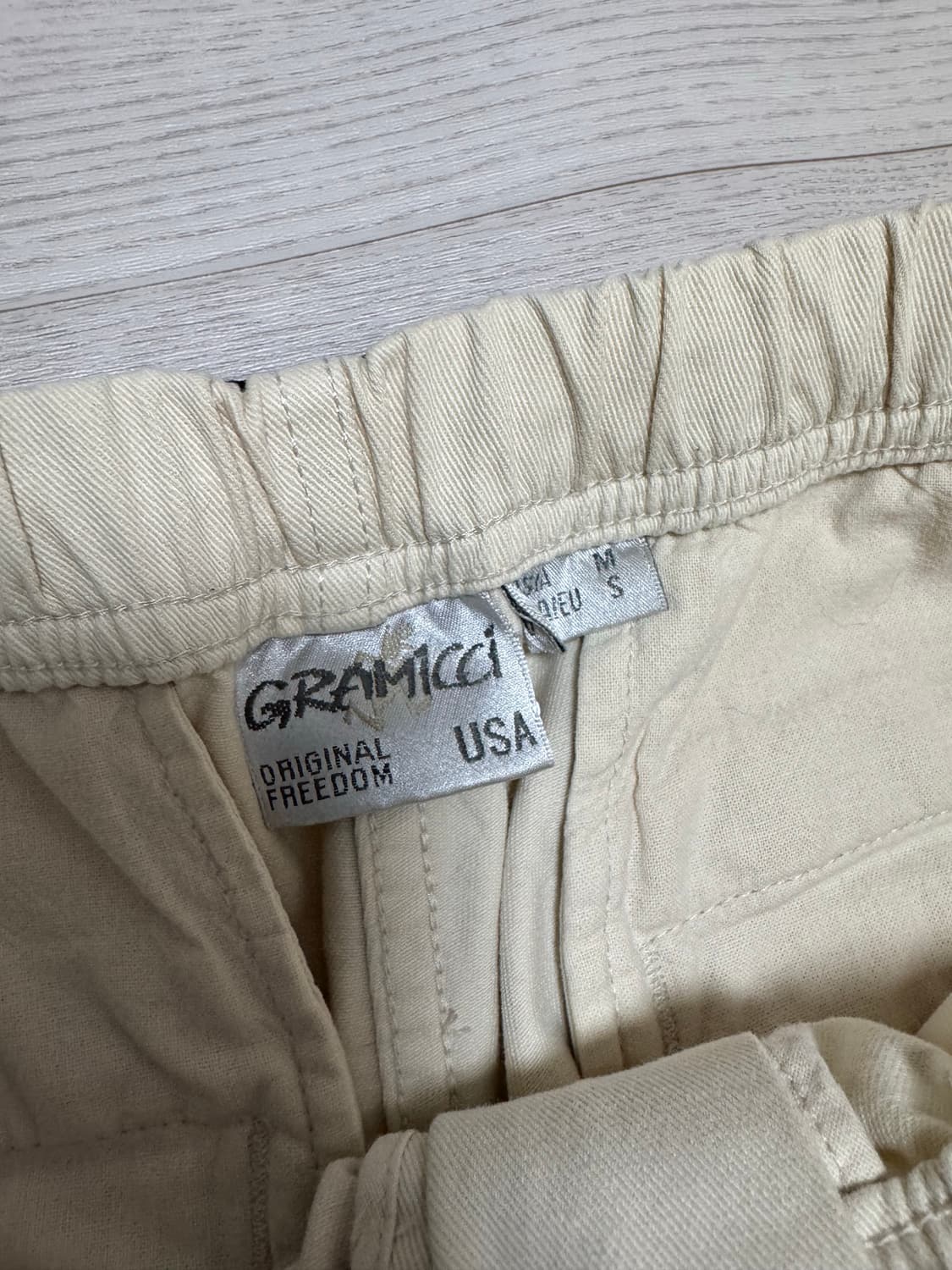 그라미치 루즈테이퍼드 팬츠 아이보리 M 상품이미지4