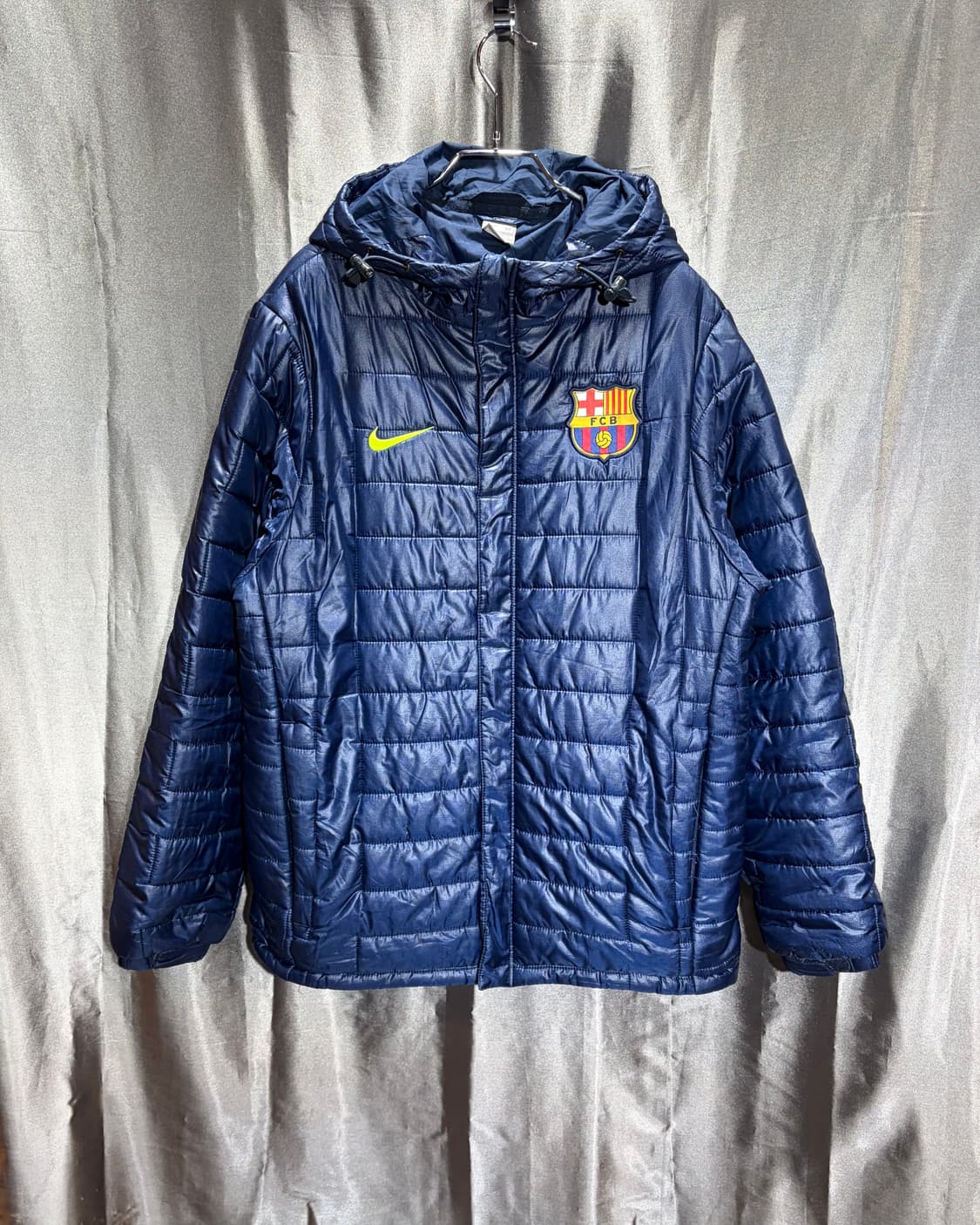 M 나이키 바르셀로나 스우시 네이비 경량패딩 상품이미지2
