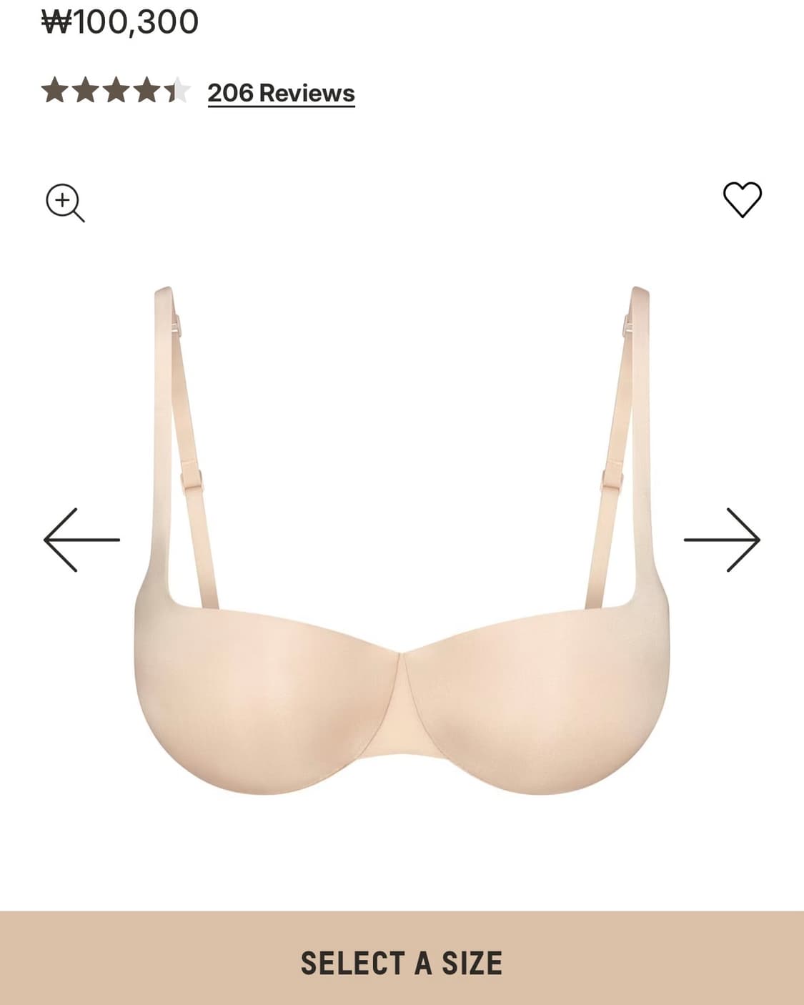 새상품)스킴스 푸쉬업 브라 30 A 상품이미지1