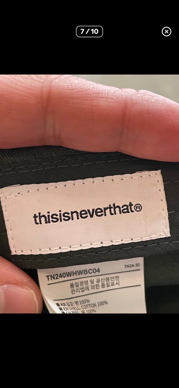 디스이즈네버댓 디네댓 카키 볼캡 모자 상품이미지7