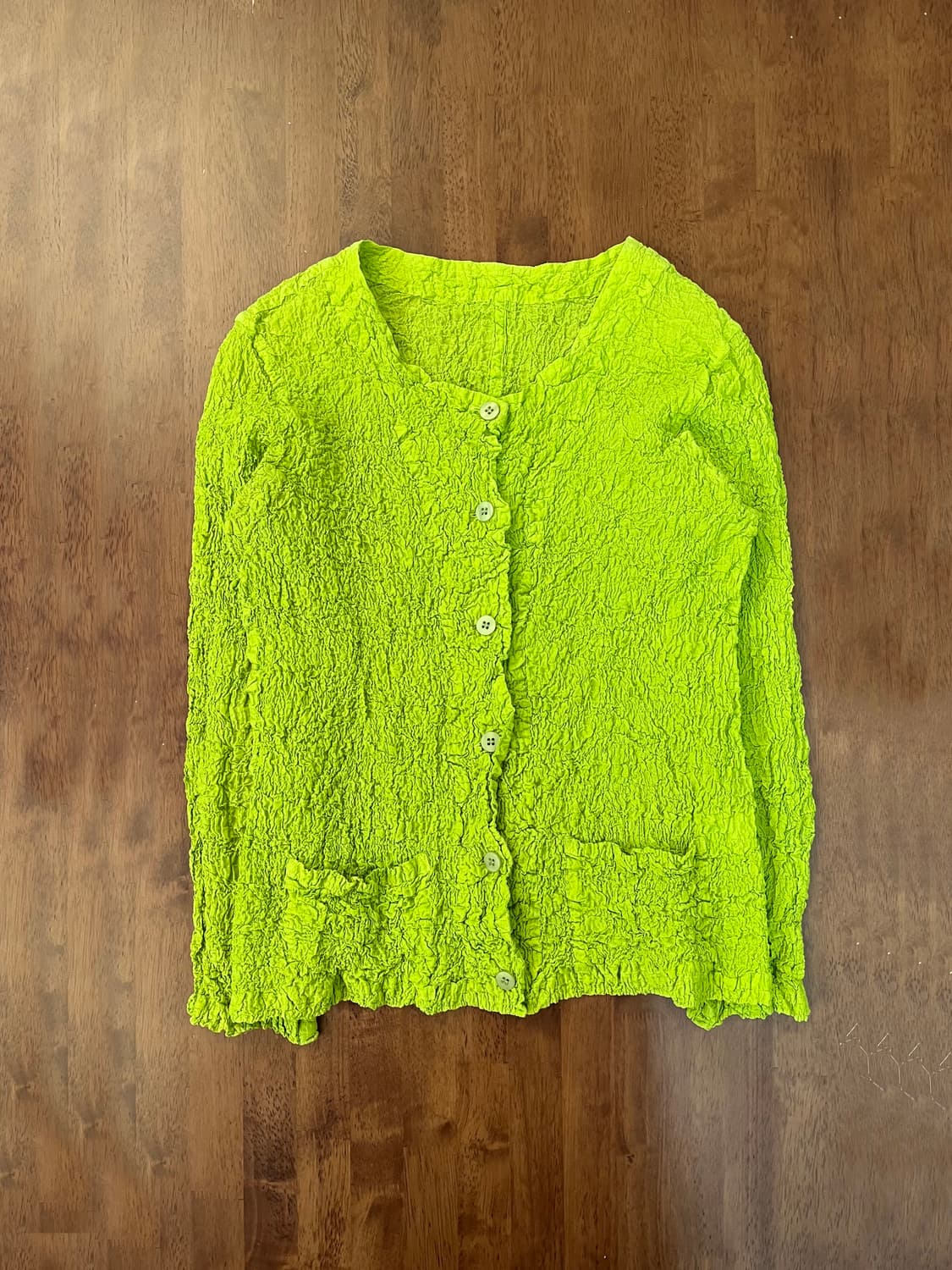 이세이 미야케 링클 가디건 상품이미지1