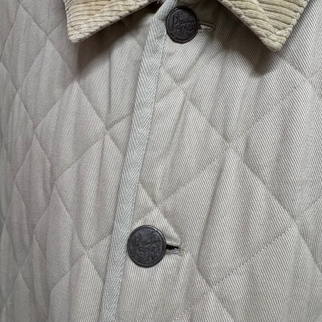 PAPAS 파파스 코듀로이 퀼팅 자켓 L 상품이미지5