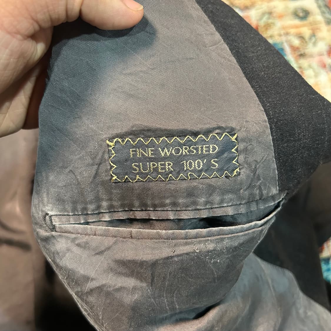 [M] 80s 에르메질도 제냐 더블 블레이저 상품이미지6