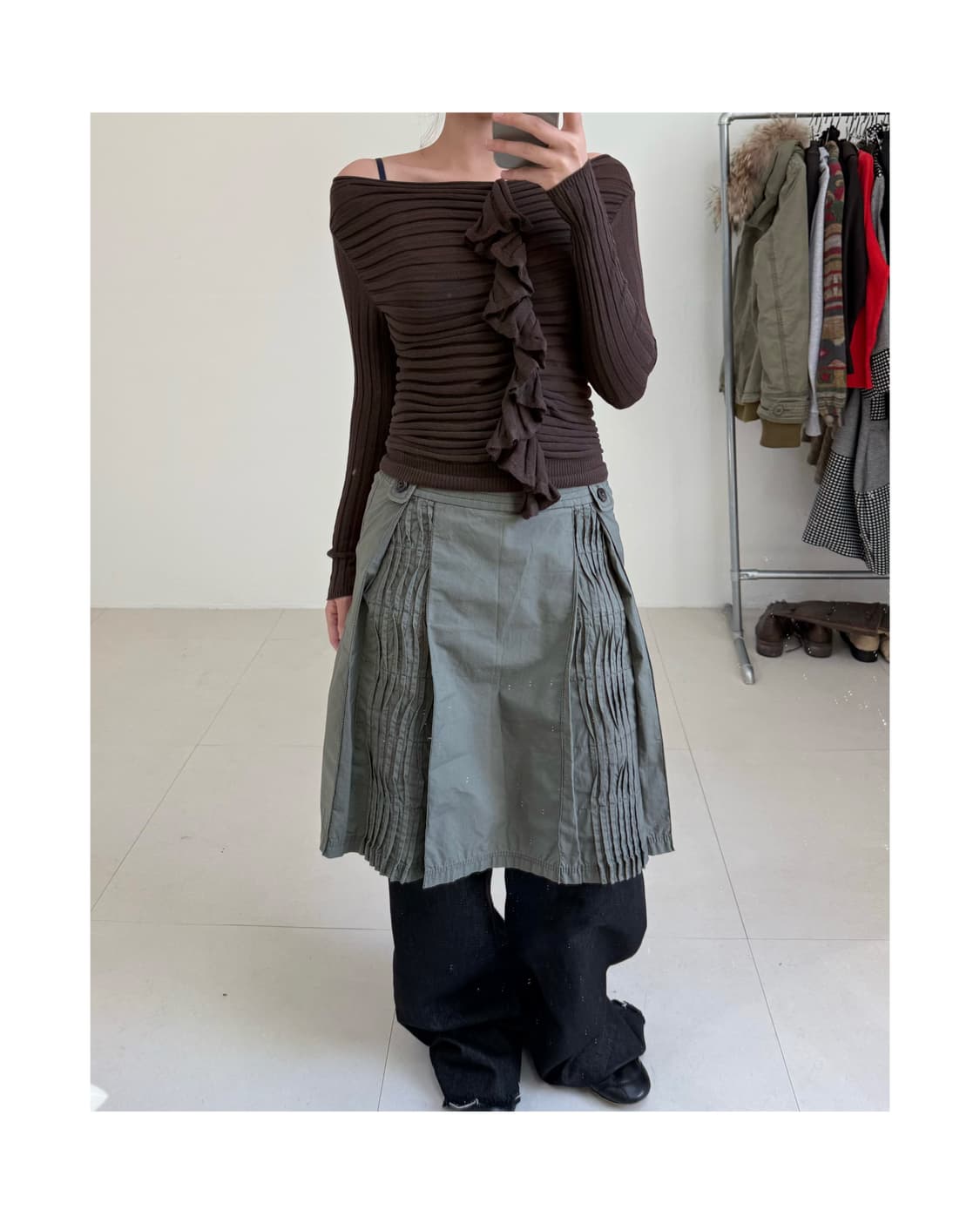 Epoca 프릴 티셔츠 상품이미지2