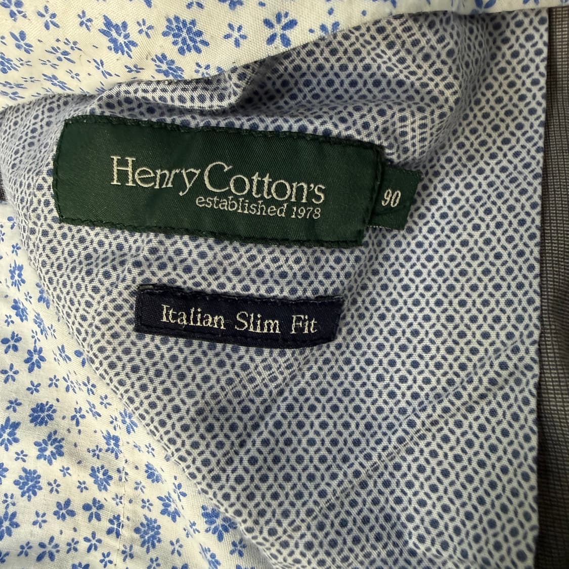 90 헨리코튼 슬림핏 코튼팬츠 0204T2 상품이미지4