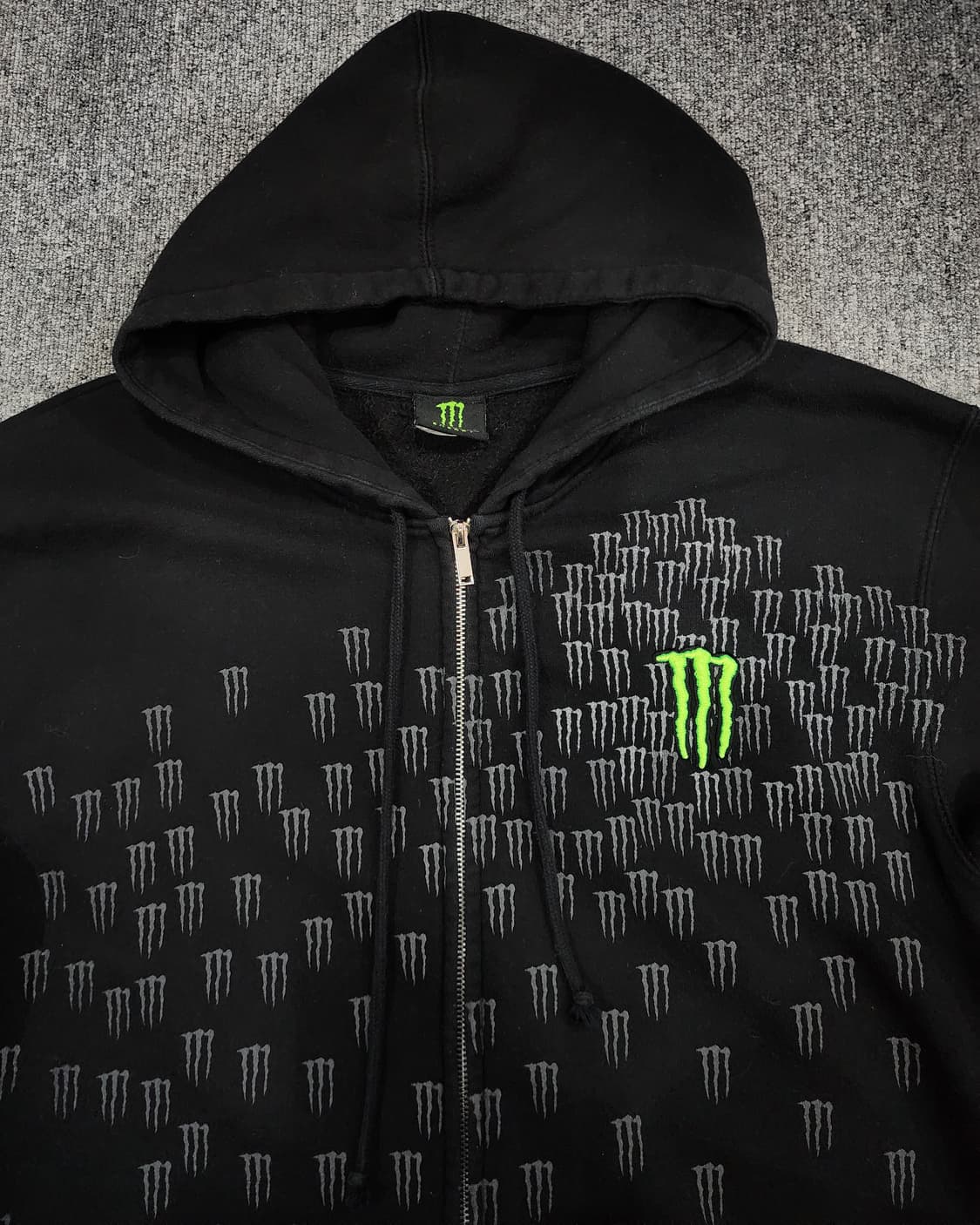 몬스터 에너지 빈티지 Y2K 후드집업 L 상품이미지4