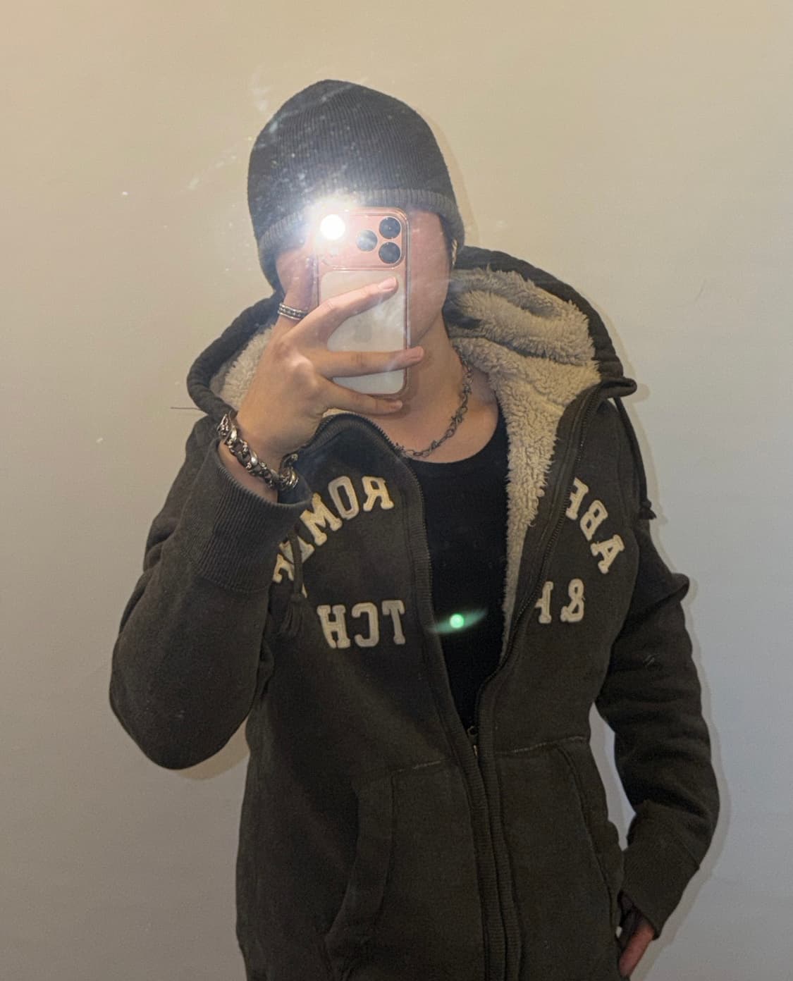 아베크롬비 대장급 양털 후드집업 상품이미지1