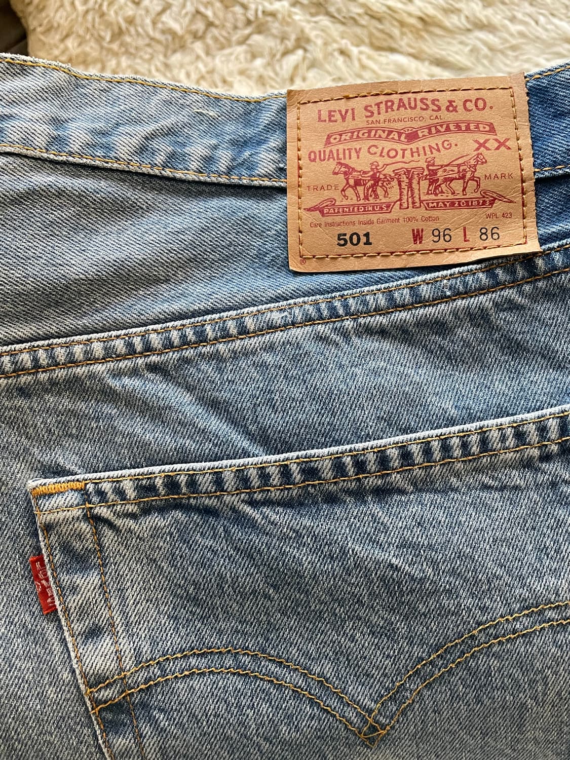 리바이스501 데님팬츠 상품이미지2