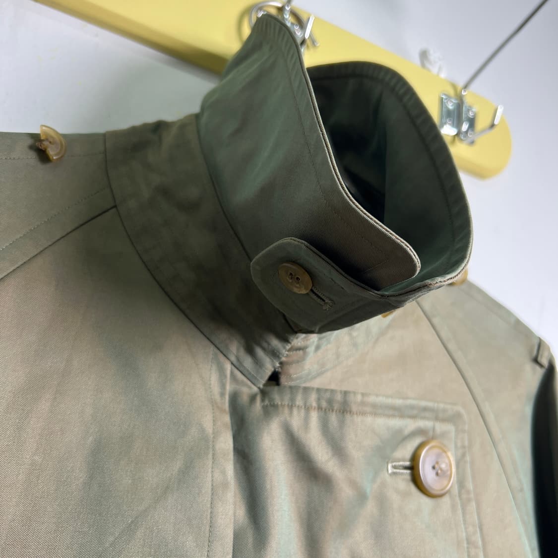 버버리 빈티지 투톤 더블 브레스티드 트렌치 코트 90 상품이미지7