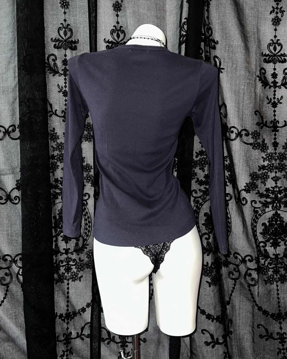 Deep navy punk long sleeve 상품이미지3