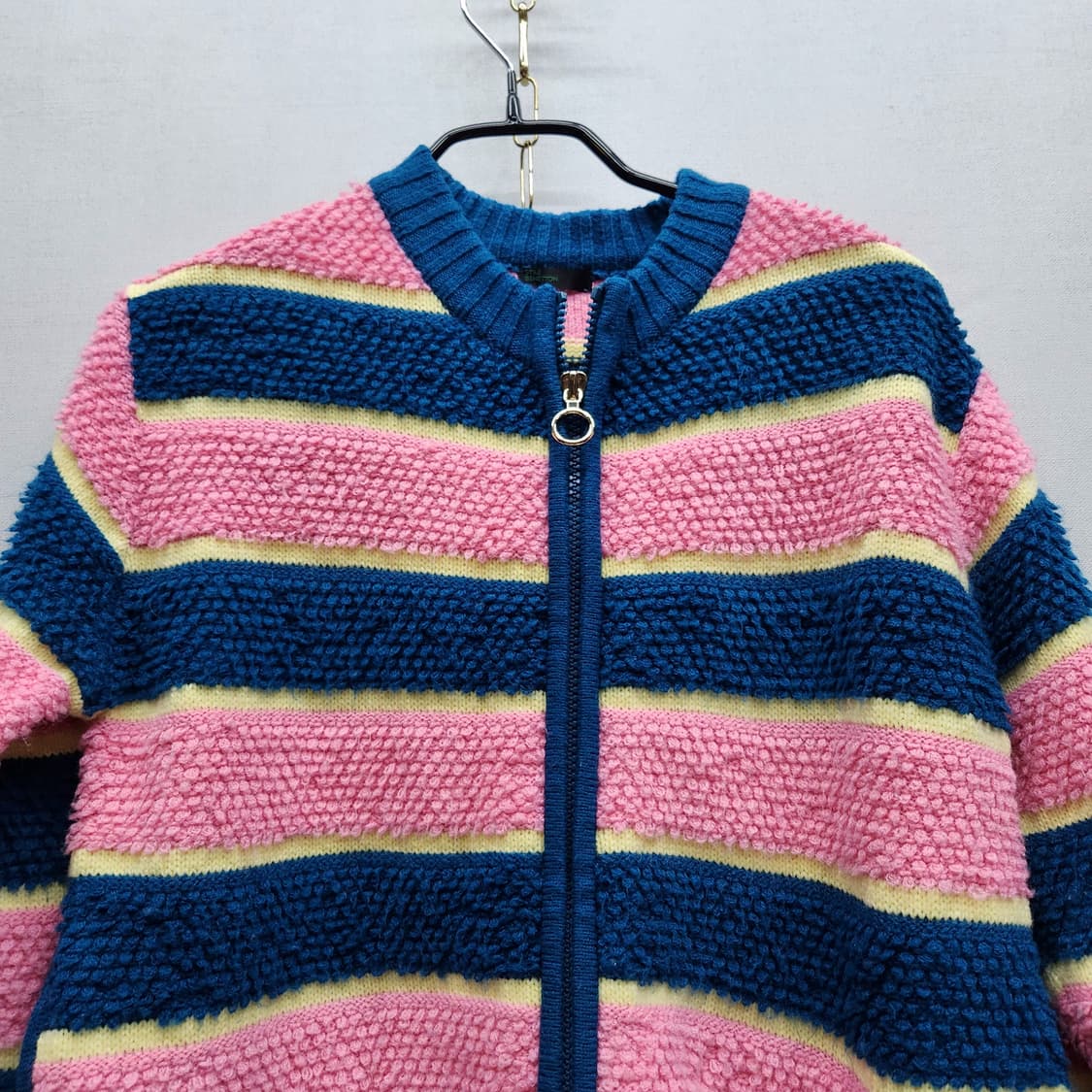 베네통 스트라이프 니트 가디건 S 상품이미지2