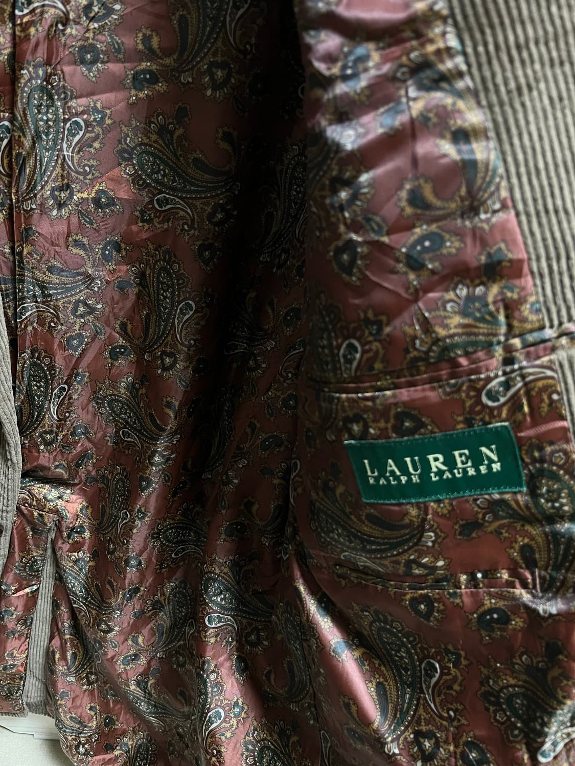 빈티지 뉴욕랄프로렌 대디핏 코듀로이 자켓 상품이미지4