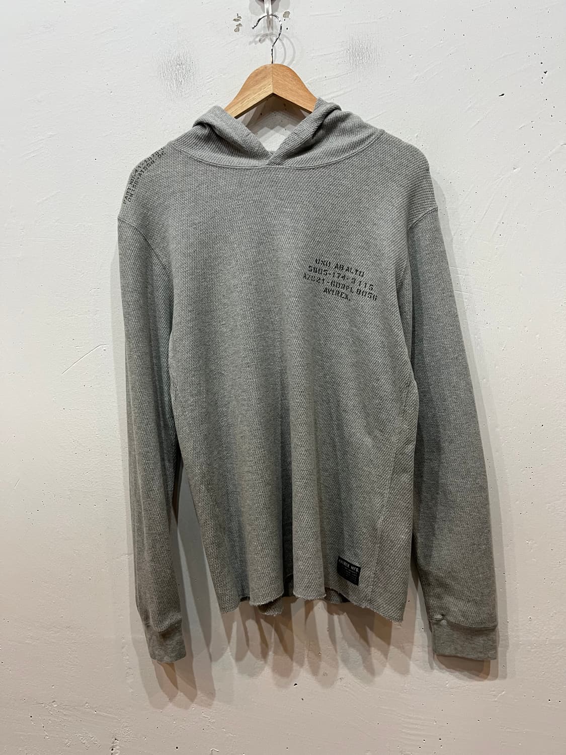 아비렉스 와플 밀리터리 후드  상품이미지1