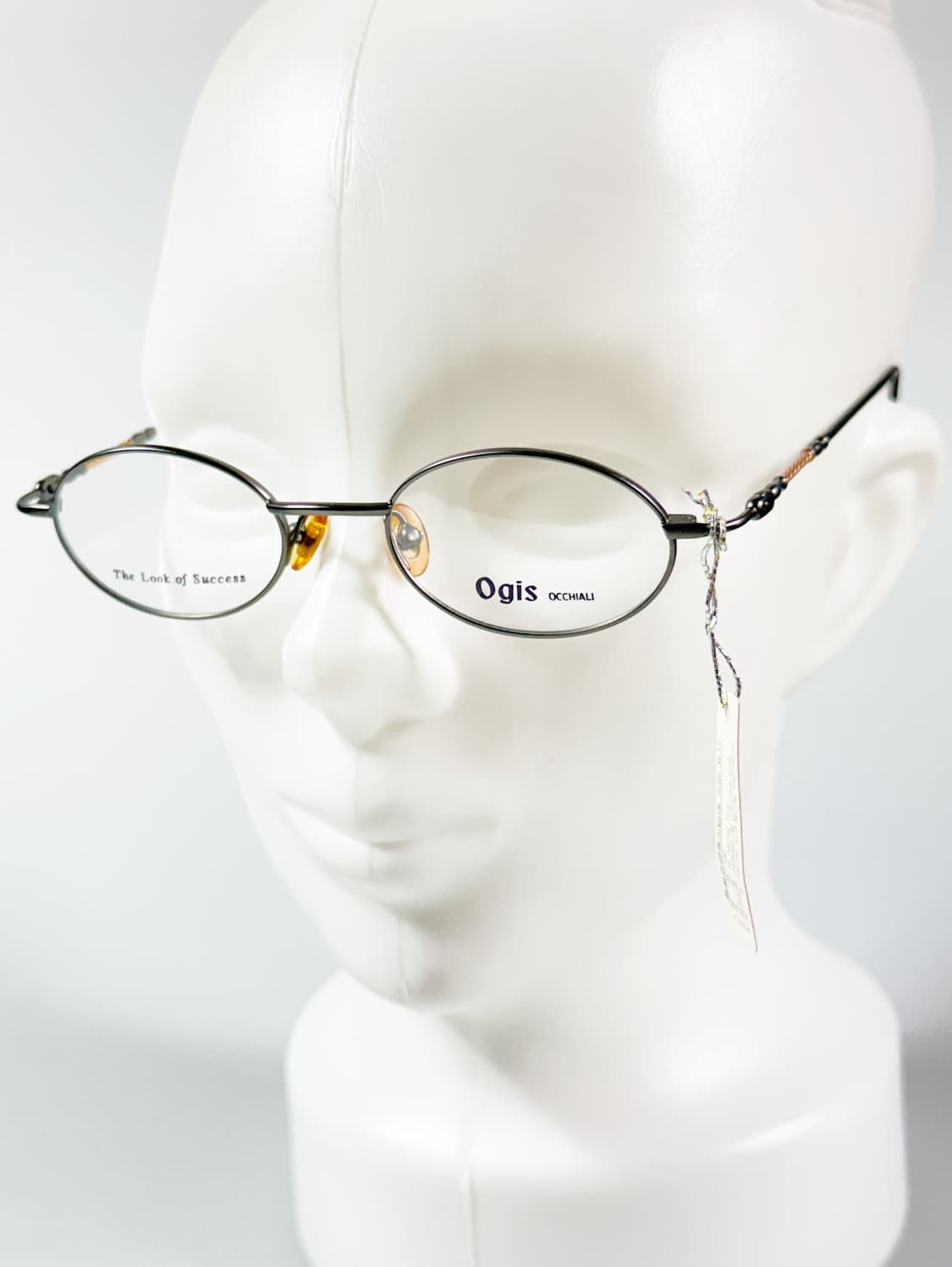 OGIS 다크 실버 슬림 오벌 메탈 프레임 빈티지 안경 상품이미지8