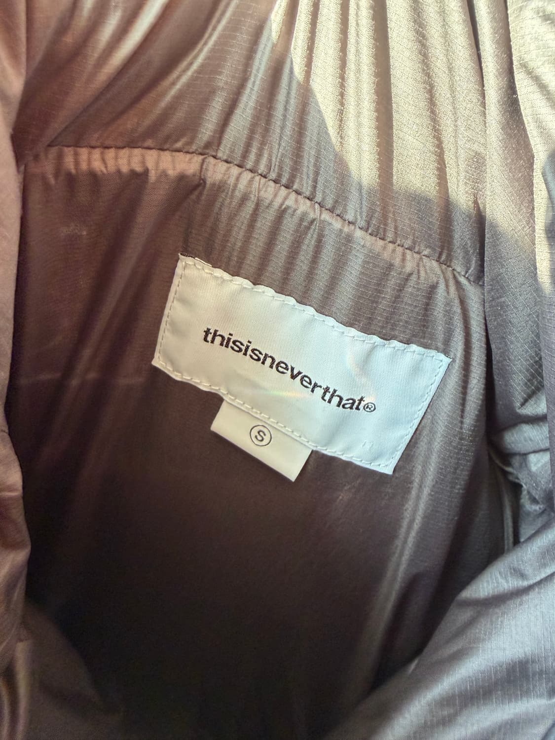 디스이즈네버댓 퍼텍스 블랙 패딩 S 상품이미지2