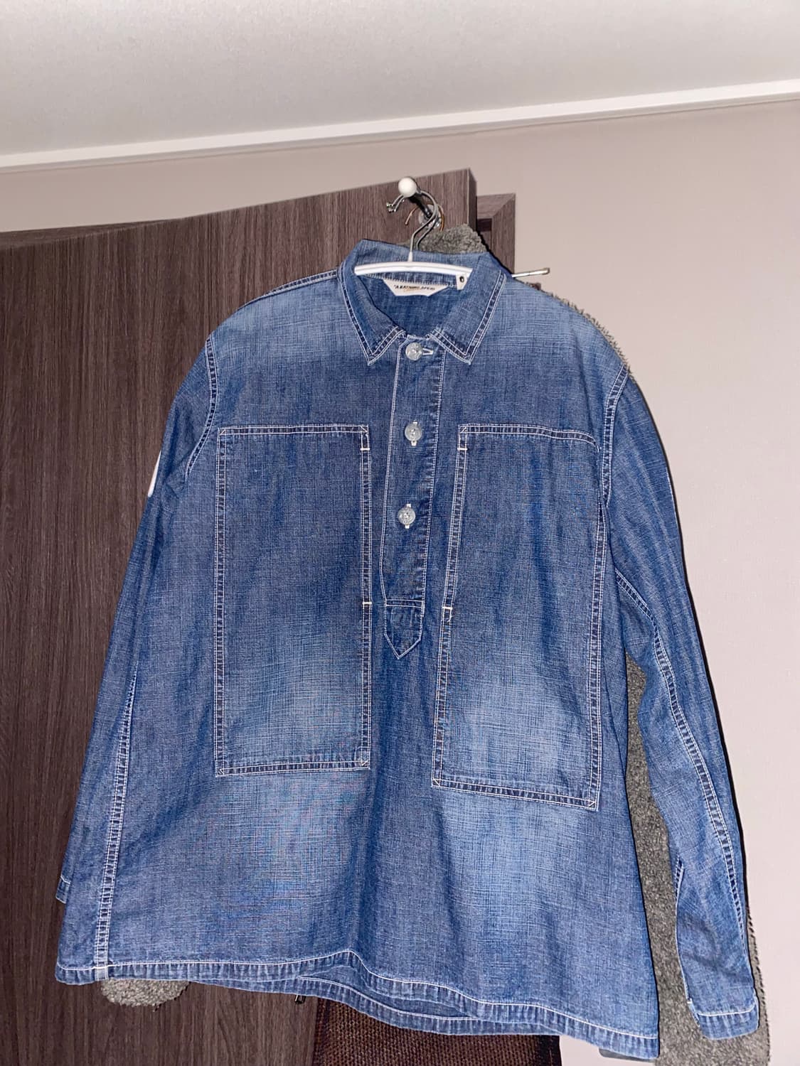 bape ss10 marine shirt dark indigo 상품이미지1