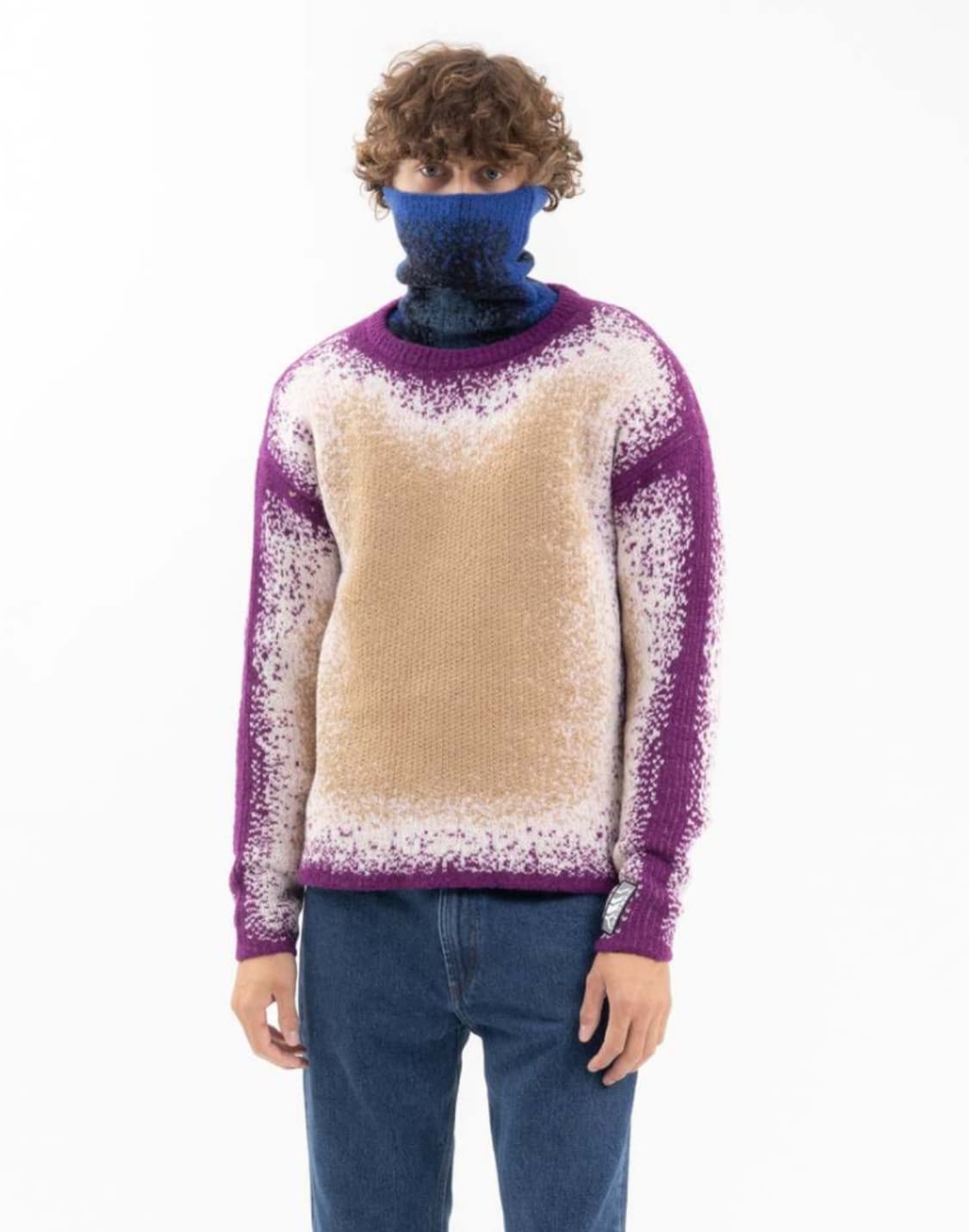 와이프로젝트 그라데이션 니트 유니섹스 M 상품이미지1