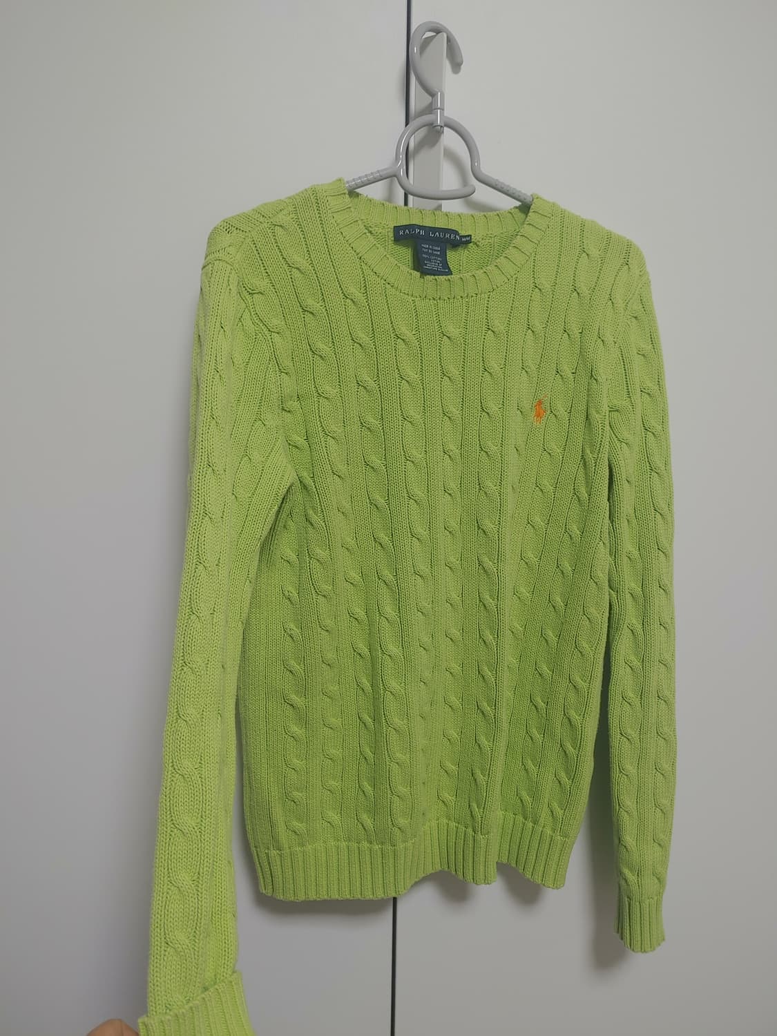 랄프로렌 폴로 꽈베기 면니트 -M사이즈 상품이미지3