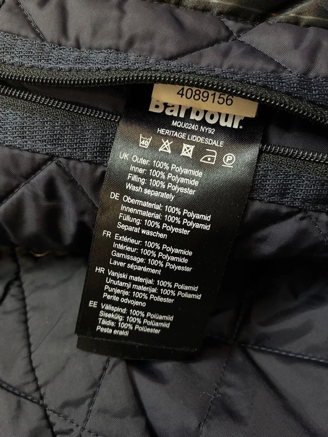 바버 헤리티지 리데스데일 퀼팅 자켓 PN5314 상품이미지9