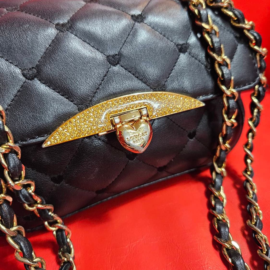 러브캣(Lovcat) 미니 가죽 퀼트
체인백 상품이미지5