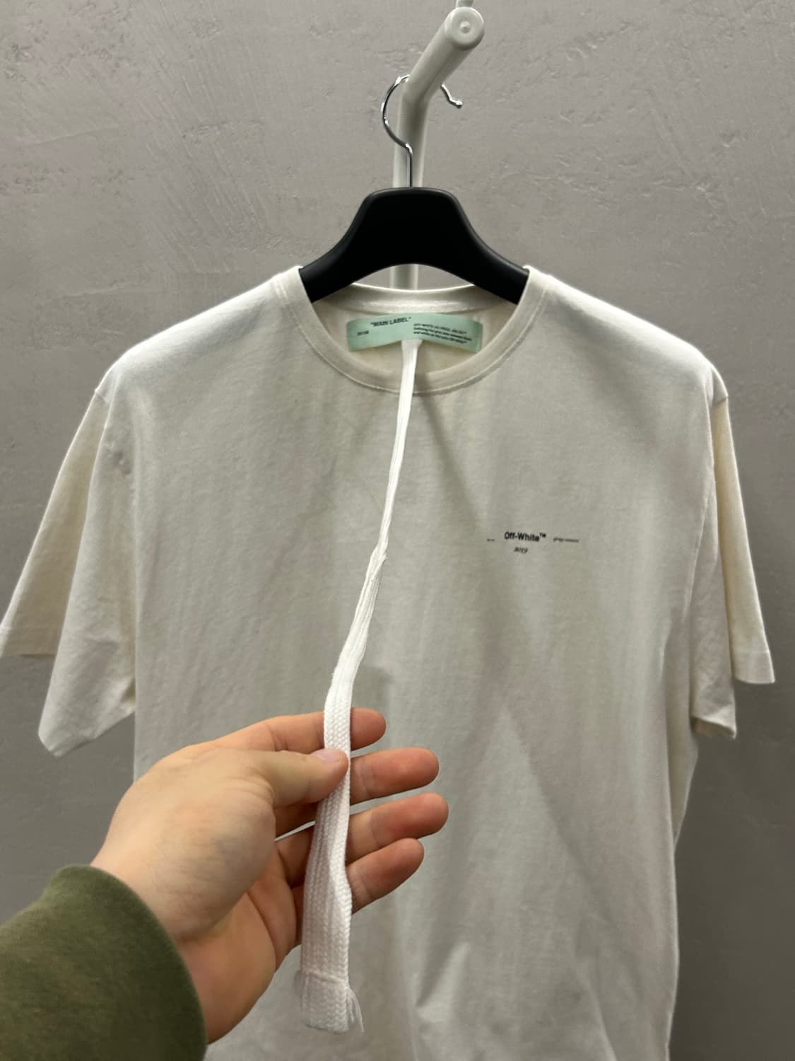 오프화이트 모네 프린트 반팔 티셔츠 상품이미지8