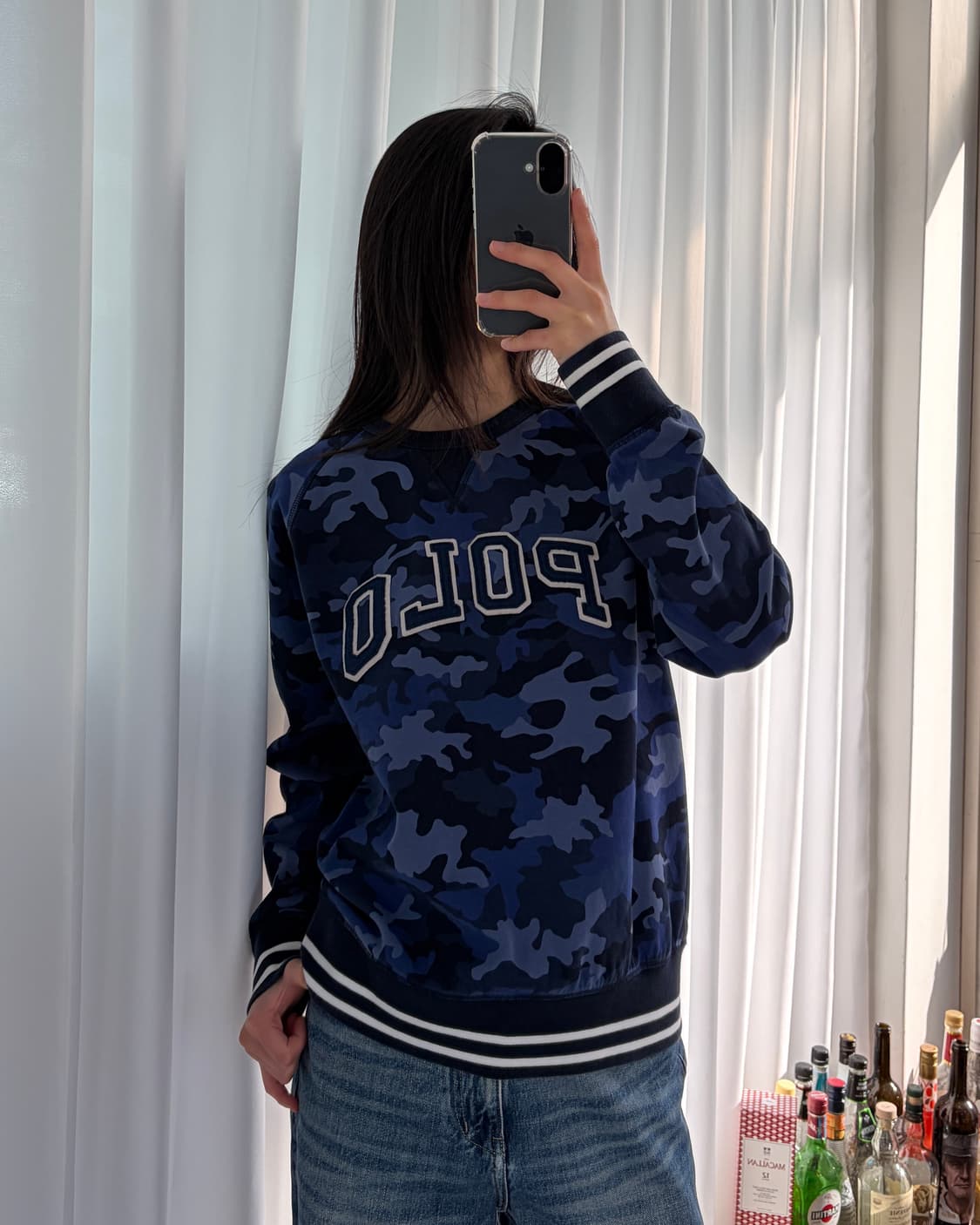 [S]폴로 랄프로렌 스펠아웃 카모플라주 맨투맨 상품이미지1