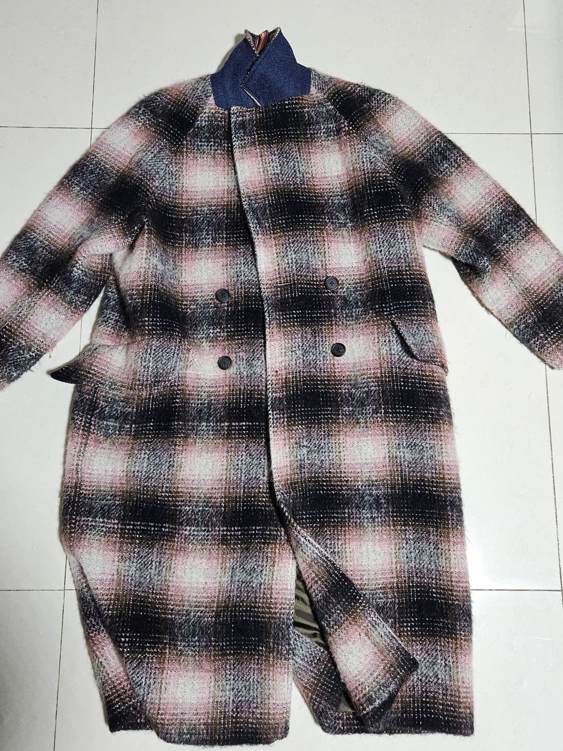 폴스미스 알파카 체크 코트 상품이미지9